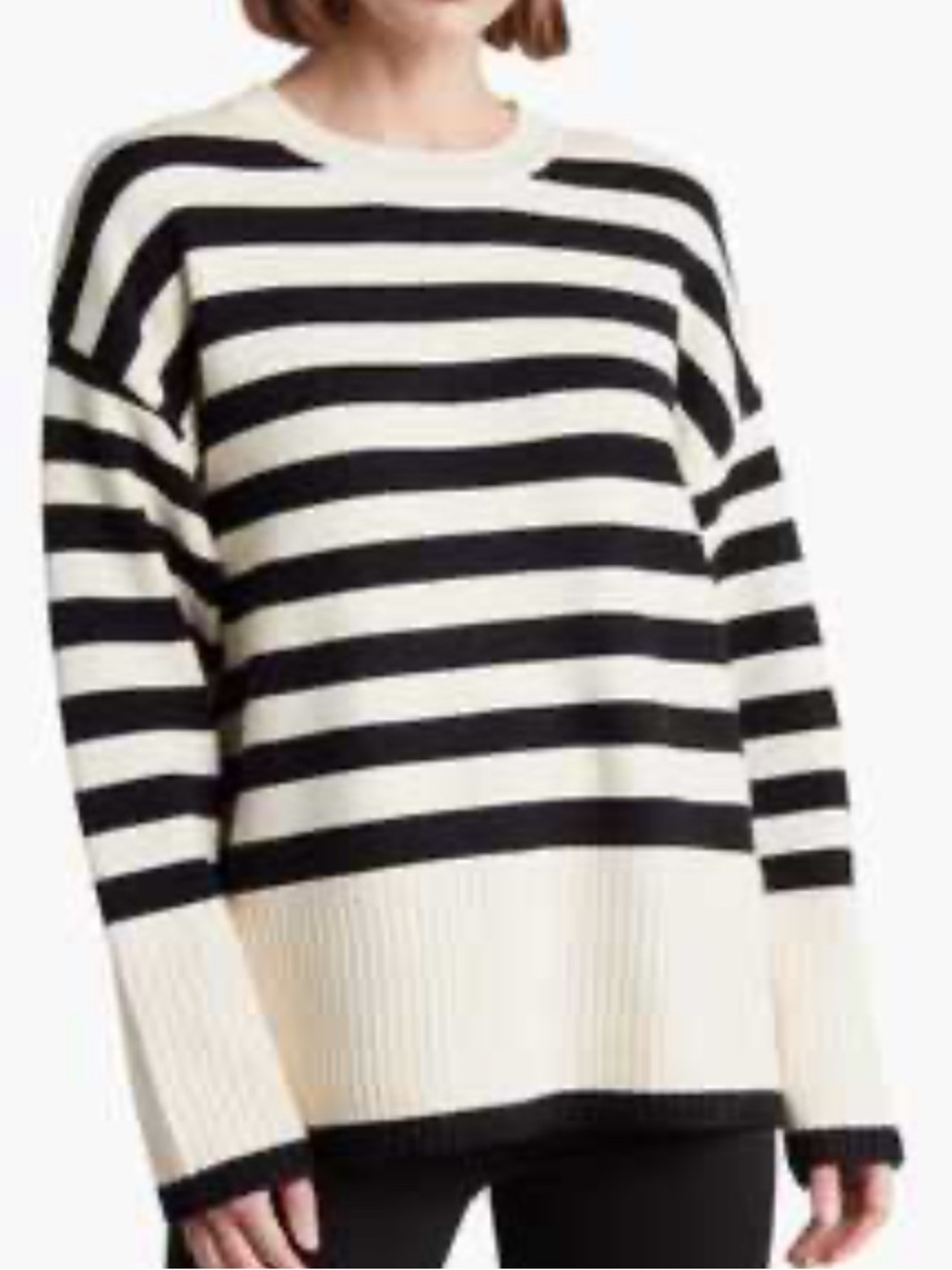 Industry  Republic  Clothing Brown  Striped Sweater Medium